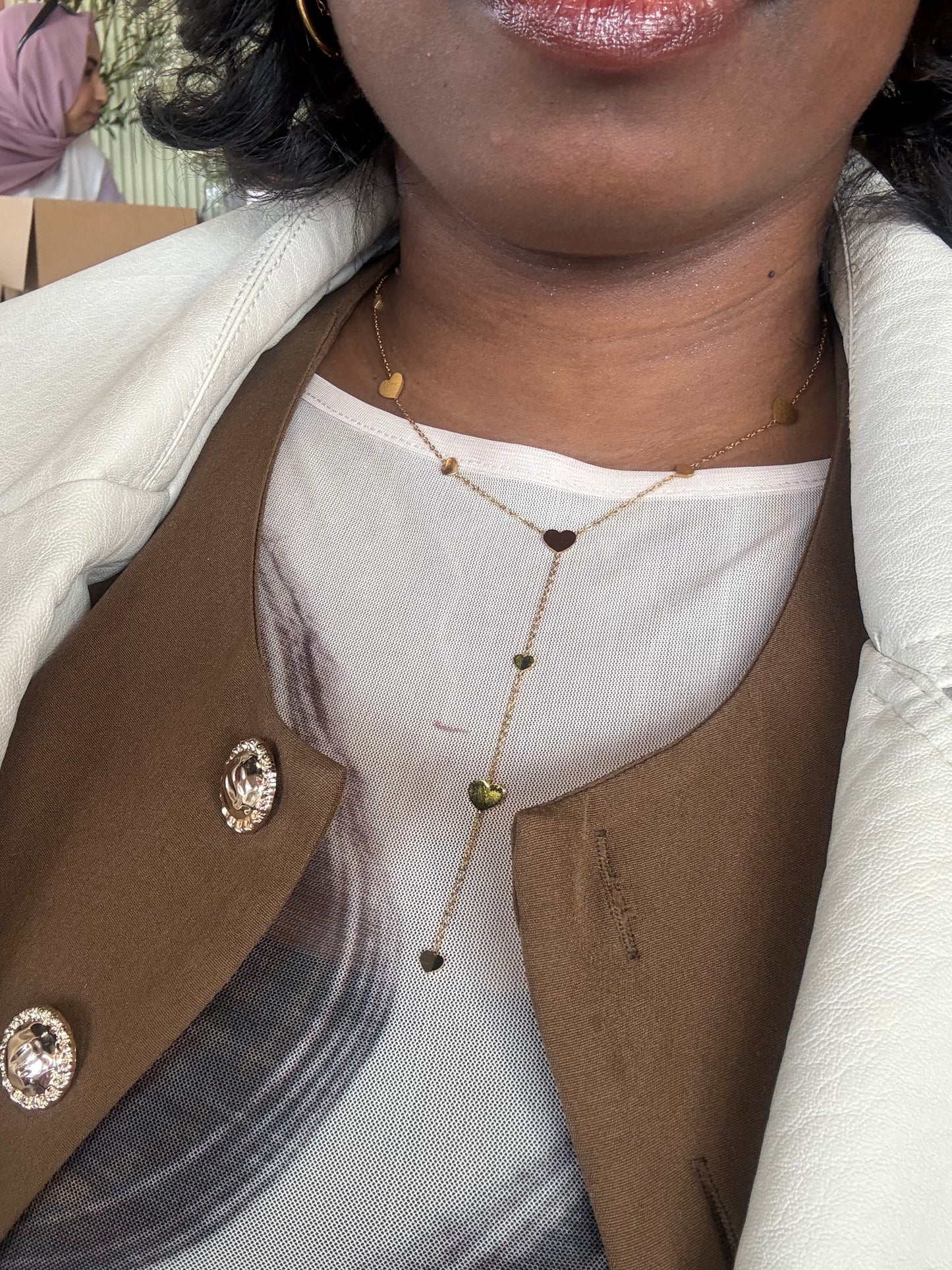 Love laced necklace